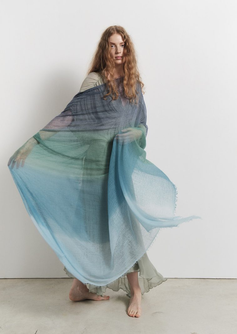 Mirror In The Sky — St. Tropez Degradee Shawl